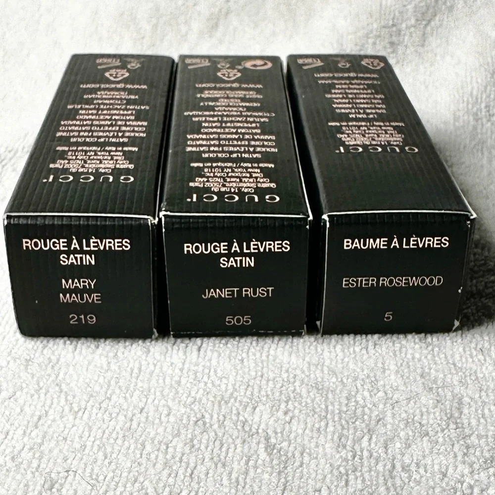 🆕 GUCCI Rouge à Lèvres Long-Lasting Satin Lipstick in Color 505 Janet Rust NIB